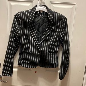 Short black blazer